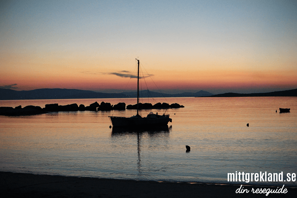 Solnedgång Agia Anna Naxos