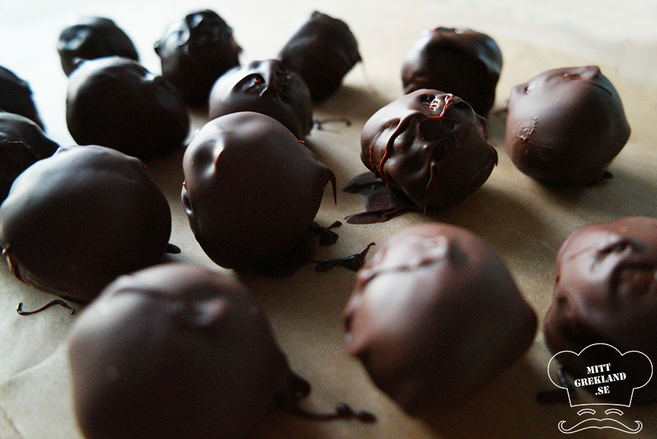 Chokladbollar med Metaxa